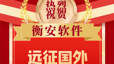 恭贺衡安称重管理系统远征国外！